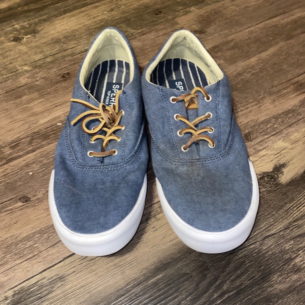 Sperry Men's Striper II CVO Baja Sneaker Size 9 Canvas Shoes